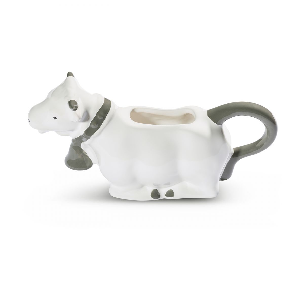 Melkkannetje koe – Rand grijs – 0,16 ltr - Afbeelding 2