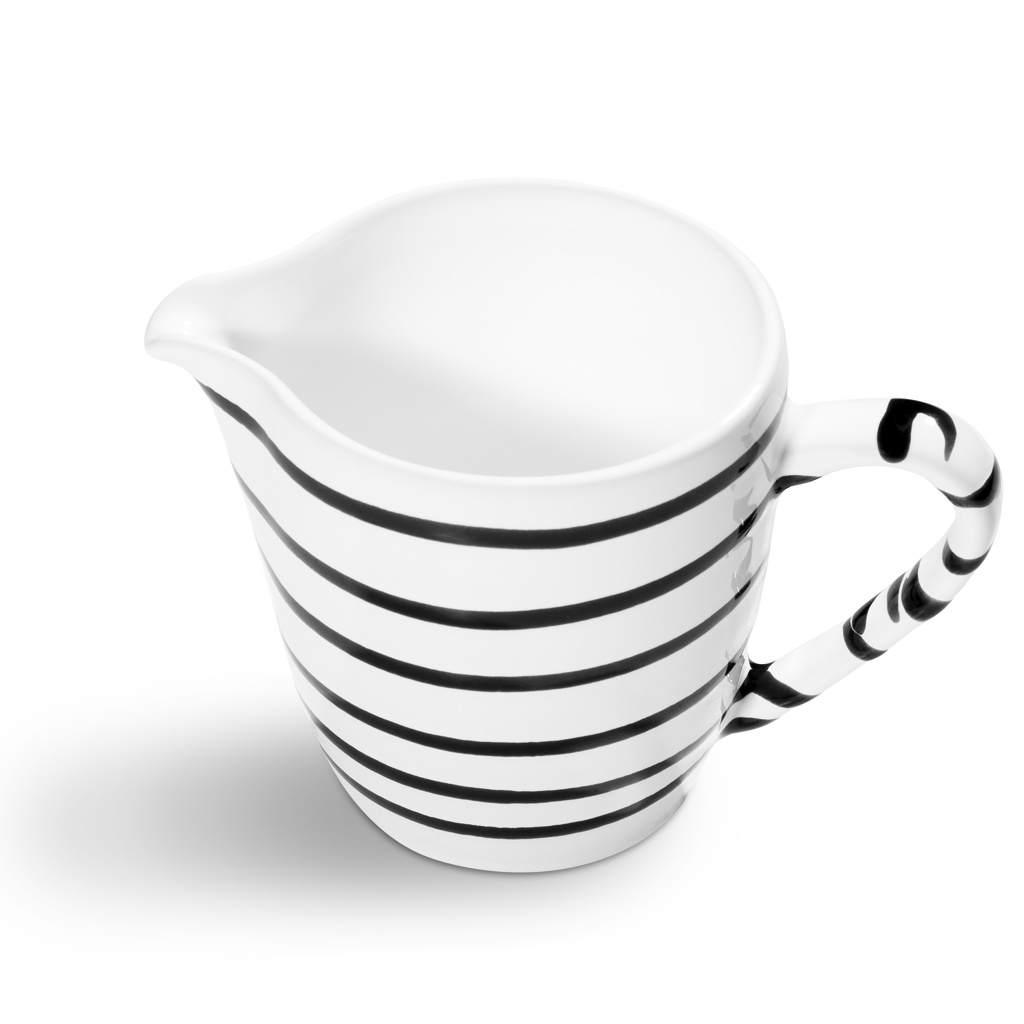 Melkkannetje recht – Gevlamd zwart – 0,2 ltr