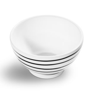 Mueslikom groot – Gevlamd zwart – 14 cm