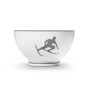 Mueslikom groot – Toni der skifahrer grijs – 14 cm