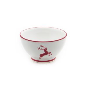 Mueslikom groot – Hert bordeauxrood – 14 cm