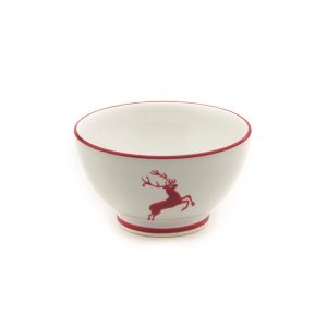 Mueslikom groot – Hert robijnrood – 14 cm