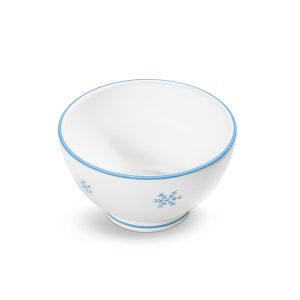Mueslikom groot – Sneeuwkristal blauw – 14 cm