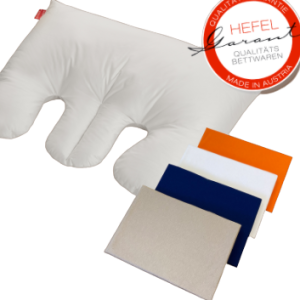 Kussensloop taupe voor Hefel My Neck nekkussen