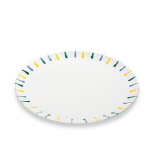 Onderbord-gebakschaal – Gevlamd Bont – 32 cm