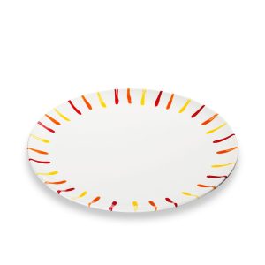 Onderbord-gebakschaal – Gevlamd Landlust – 32 cm