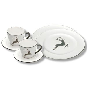 Ontbijtset voor twee – Hert grijs
