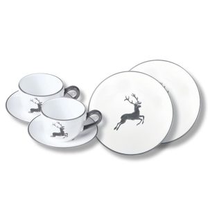 Ontbijtset voor twee – Hert grijs