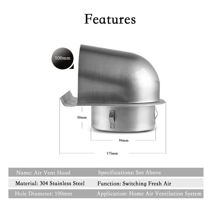 4 inch roestvrijstalen ontluchtingsdop - Afbeelding 4