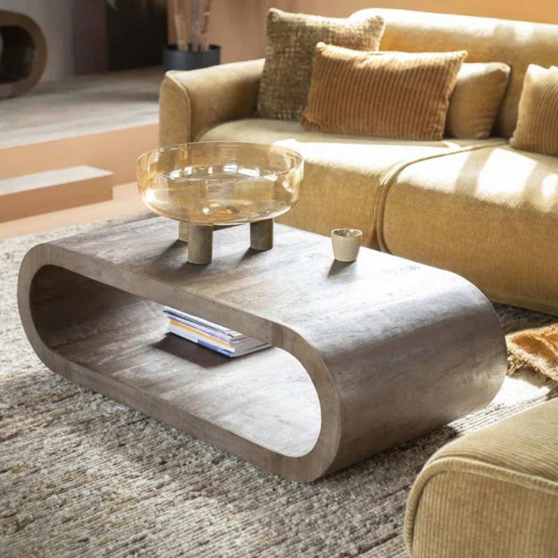 By-Boo Salontafel Elora Bruin - Afbeelding 3