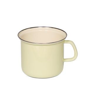 Riess – Pannetje mét deksel – geel – 16 cm – 2,0 ltr