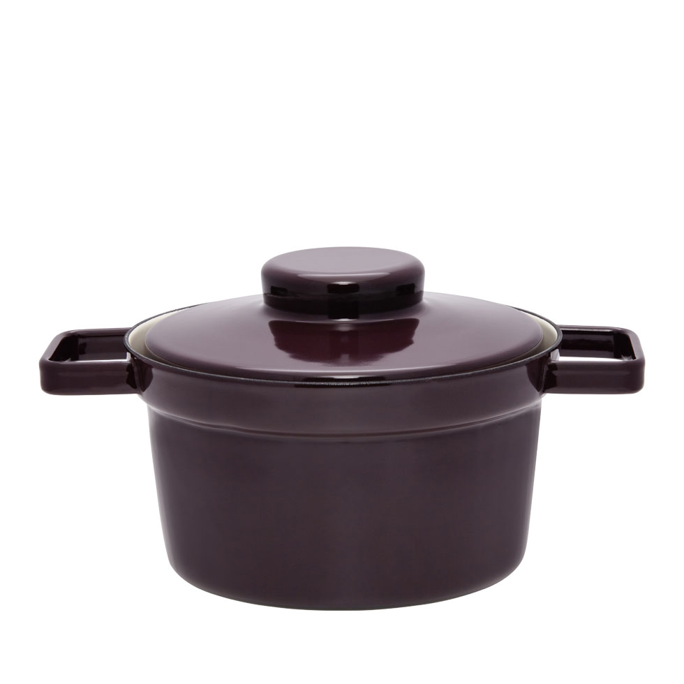 Riess – Pan hoog met deksel – aubergine – 20 cm – 1,75 ltr - Afbeelding 2