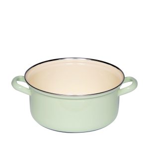 Riess – Pan laag zonder deksel – lichtgroen – 22 cm – 3,0 ltr