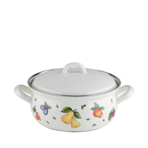 Riess – Pan laag met deksel – Fruit garden – 16 cm – 1,0 ltr