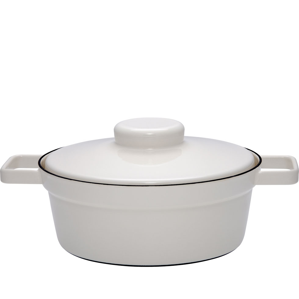 Riess – Pan middelhoog met deksel – grijs – 24 cm – 2,0 ltr