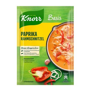 Knorr – Basissaus voor Paprika Rahmschnitzel