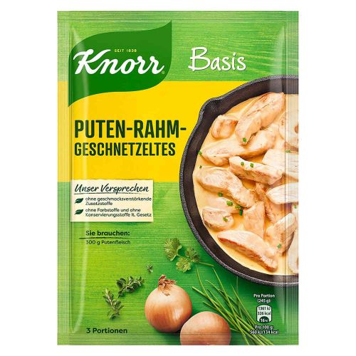 Knorr – Basissaus voor Puten Rahmgeschnetzeltes - Afbeelding 2