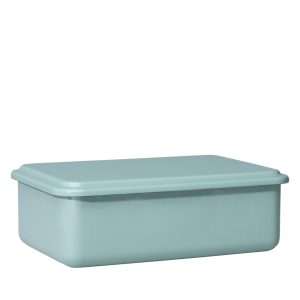 Riess – Bewaardoos hoog met deksel – saliegroen – 23 x 15 x 7 cm – 1,5 ltr