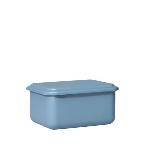 Riess – Bewaardoos hoog met deksel – bosbessenblauw – 15 x 11 x 7 cm – 0,8 ltr