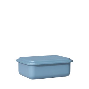 Riess – Bewaardoos laag met deksel – bosbessenblauw – 15 x 11 x 5 cm – 0,5 ltr