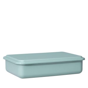 Riess – Bewaardoos laag met deksel – saliegroen – 23 x 15 x 5 cm – 1,0 ltr
