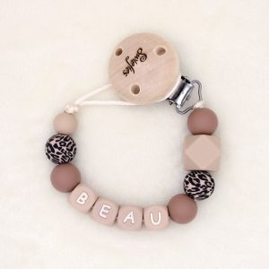 SPEENKOORD met naam | Beau | Havermout, Hazelnoot, Panterprint