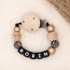 SPEENKOORD met naam | Robin | Panterprint, Matgoud, Hout