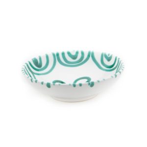 Kom groot – Gevlamd groen – 17 cm