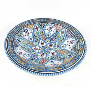 Tunesisch Servies – Handgemaakte Schaal op Voet 30cm