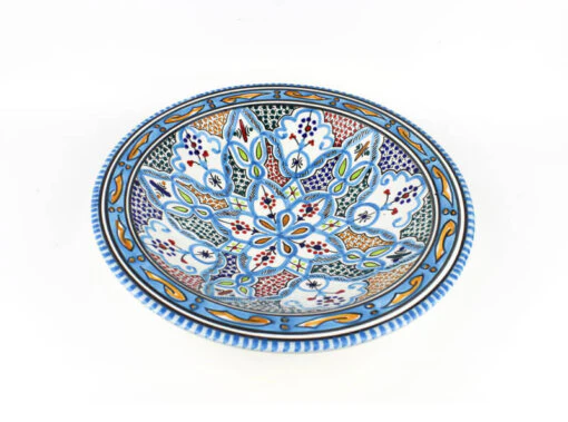 Tunesisch Servies – Handgemaakte Schaal op Voet 30cm - Afbeelding 2