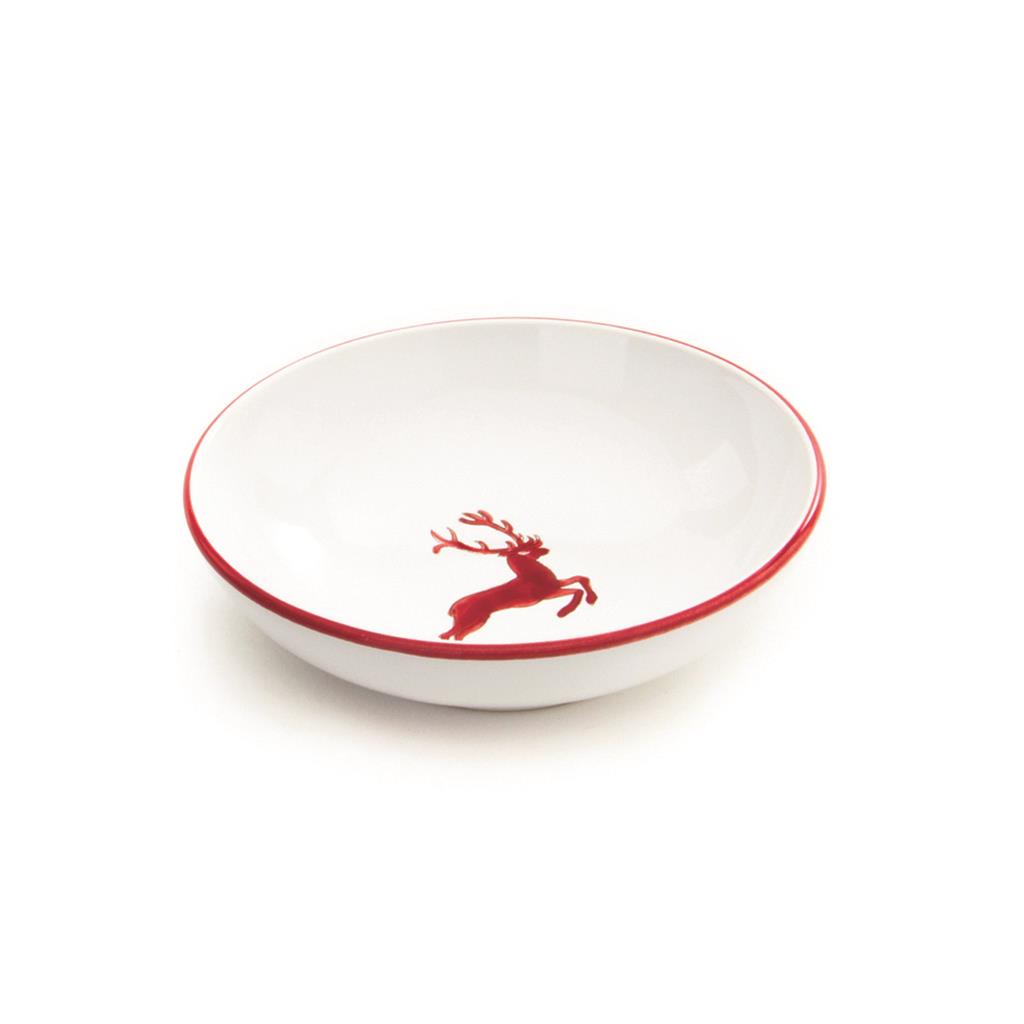 Kom groot – Hert robijnrood – 17 cm