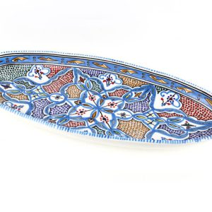 Ovalen Tunesische kleurrijke servies Schalen