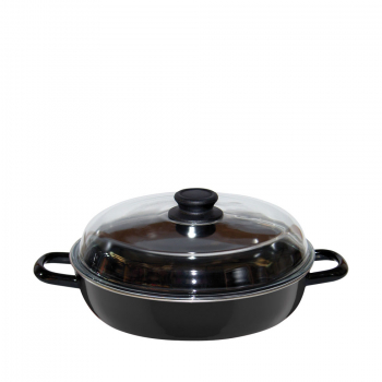 Riess – Braadpan met glazen deksel – 28 cm - Afbeelding 2
