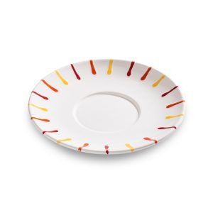 Schoteltje voor theebeker Maxima – Gevlamd Landlust – 18 cm