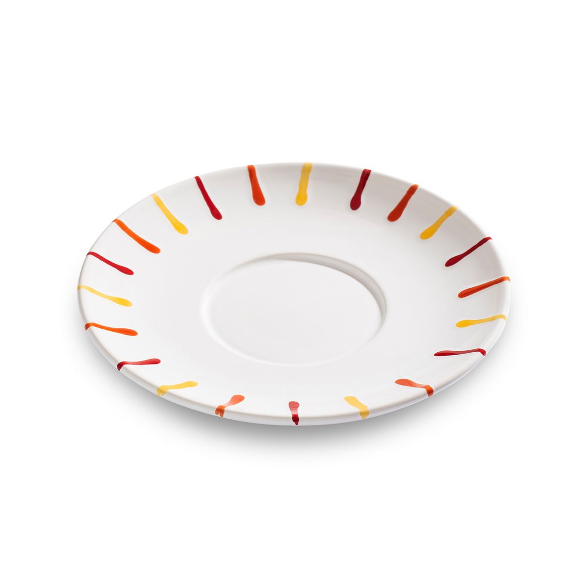 Schoteltje voor theebeker Maxima – Gevlamd Landlust – 18 cm - Afbeelding 2