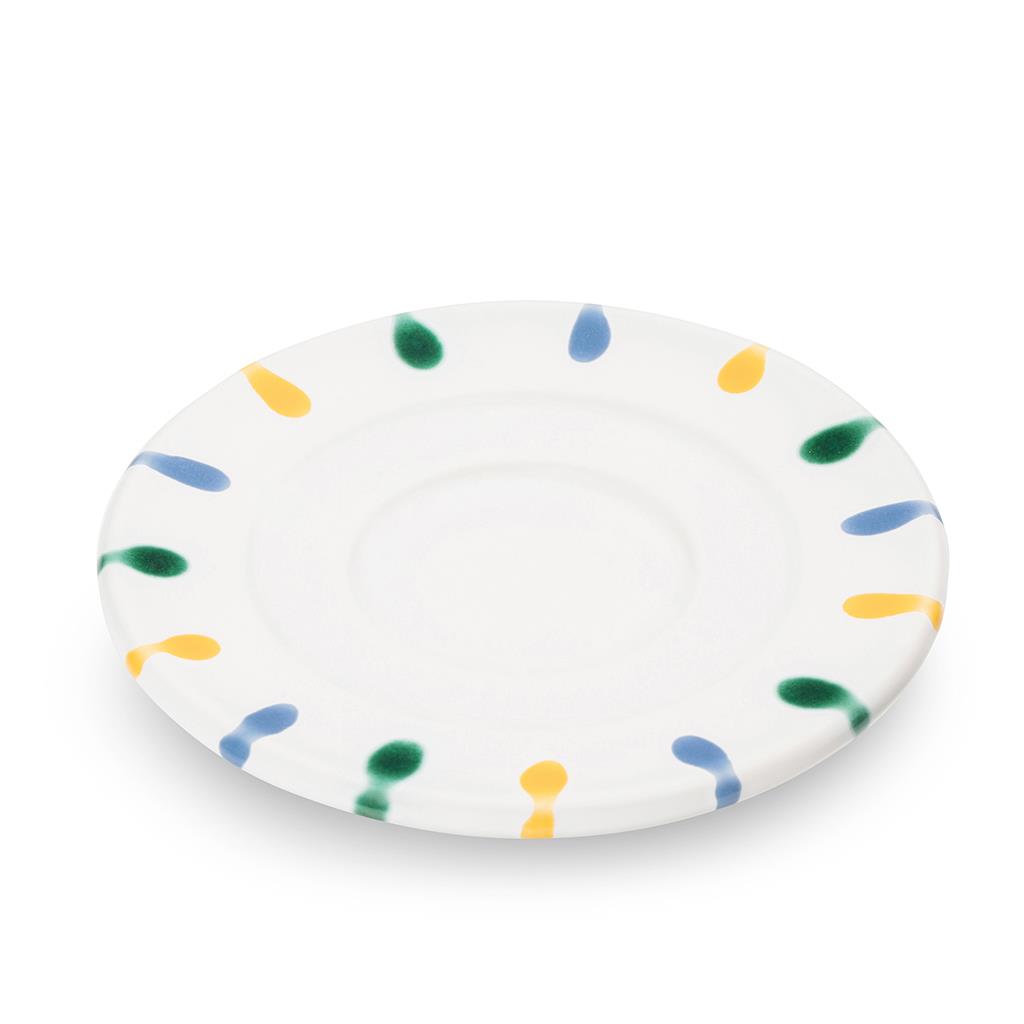 Schoteltje voor espressokopje – Gevlamd Bont – 11 cm - Afbeelding 2