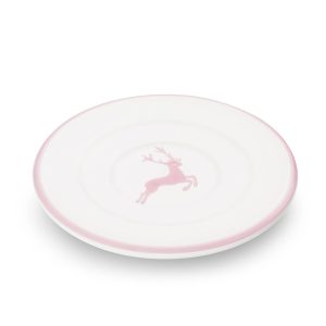 Schoteltje voor espressokopje – Hert roze – 11 cm