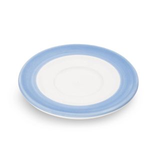 Schoteltje voor espressokopje – Variatie blauw – 11 cm