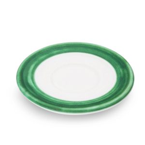 Schoteltje voor espressokopje – Variatie groen – 11 cm