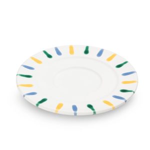 Schoteltje voor koffiekopje – Gevlamd Bont – 16 cm