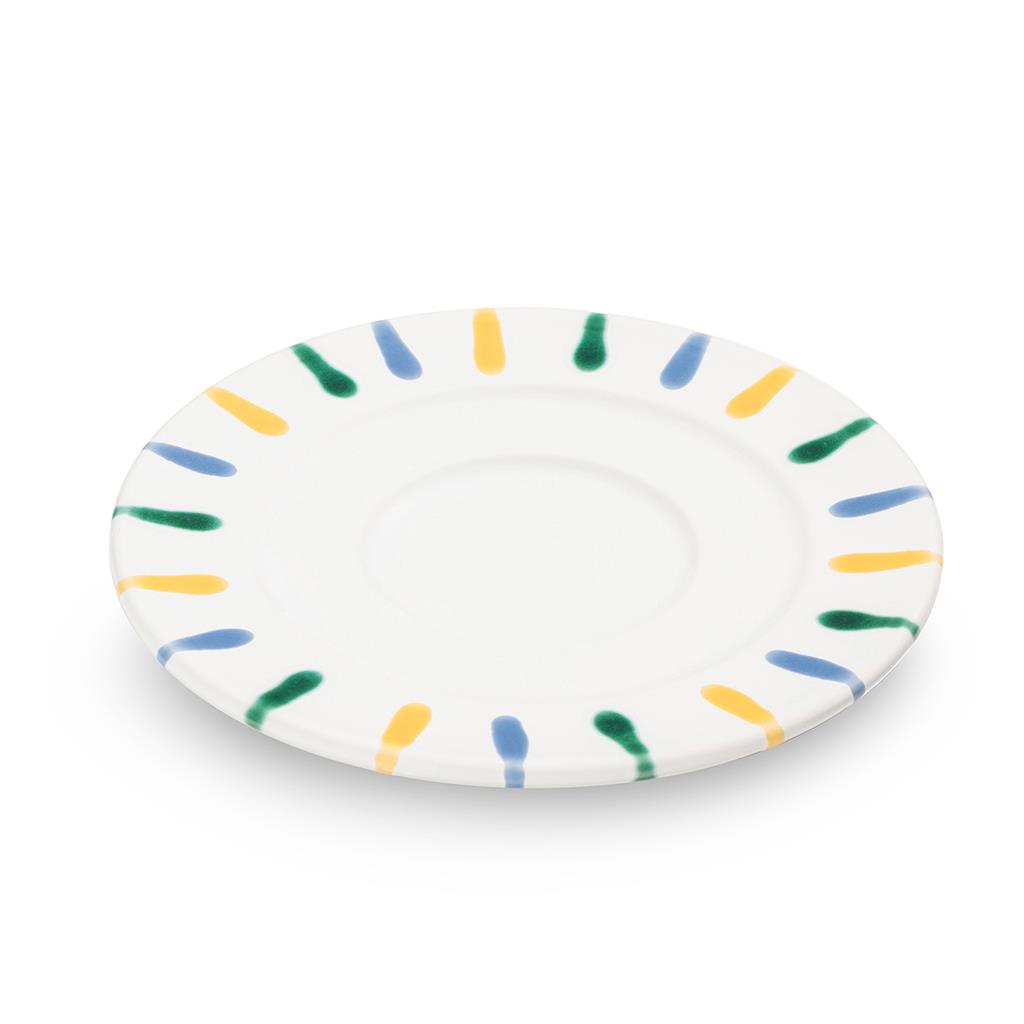 Schoteltje voor koffiekopje – Gevlamd Bont – 16 cm - Afbeelding 2