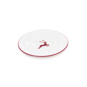 Schoteltje voor koffiekopje – Hert bordeauxrood – 15 cm