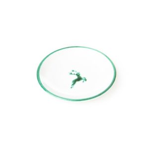 Schoteltje voor koffiekopje – Hert groen – 15 cm
