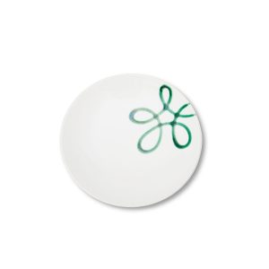 Schoteltje voor koffiekopje – Puur gevlamd groen – 15 cm