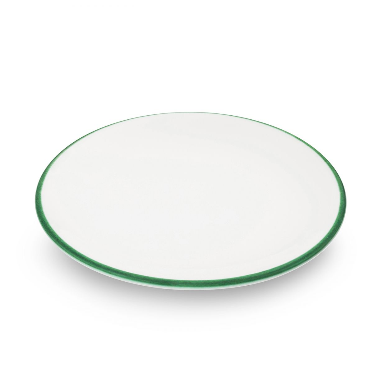 Schoteltje voor koffiekopje – Rand groen – 15 cm