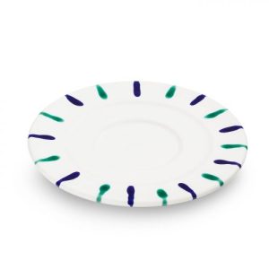 Schoteltje voor koffiekopje – Gevlamd Traunsee – 16 cm