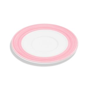 Schoteltje voor koffiekopje – Variatie roze – 16 cm