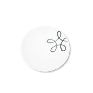 Schoteltje voor koffiekopje – Puur gevlamd grijs – 15 cm