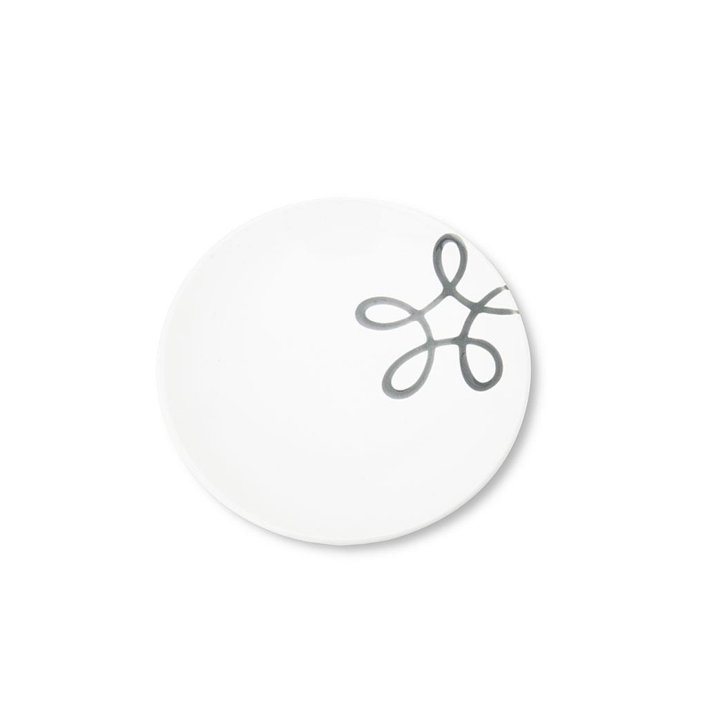 Schoteltje voor koffiekopje – Puur gevlamd grijs – 15 cm - Afbeelding 2