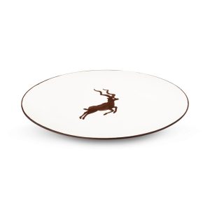 Serveerschaal ovaal – Kudu bruin – 33 x 26 cm